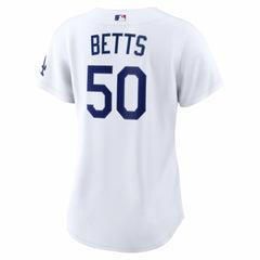 MLB Mookie Betts Los Angeles Dodgers Nike Women's Home Stadium Jersey - White