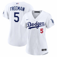 MLB Freddie Freeman Los Angeles Dodgers Nike Women's Home Stadium Jersey - White