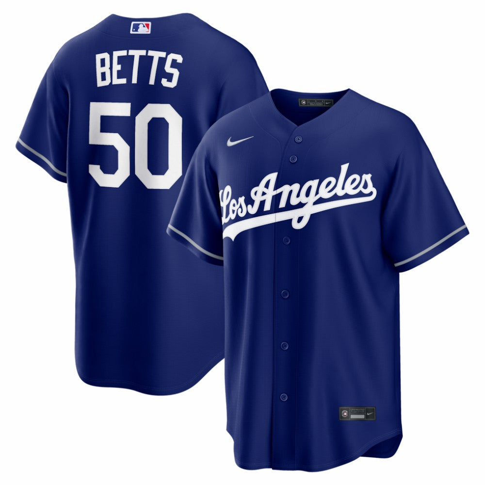 MLB Mookie Betts Los Angeles Dodgers Nike Alternate Replica Jersey - Royal