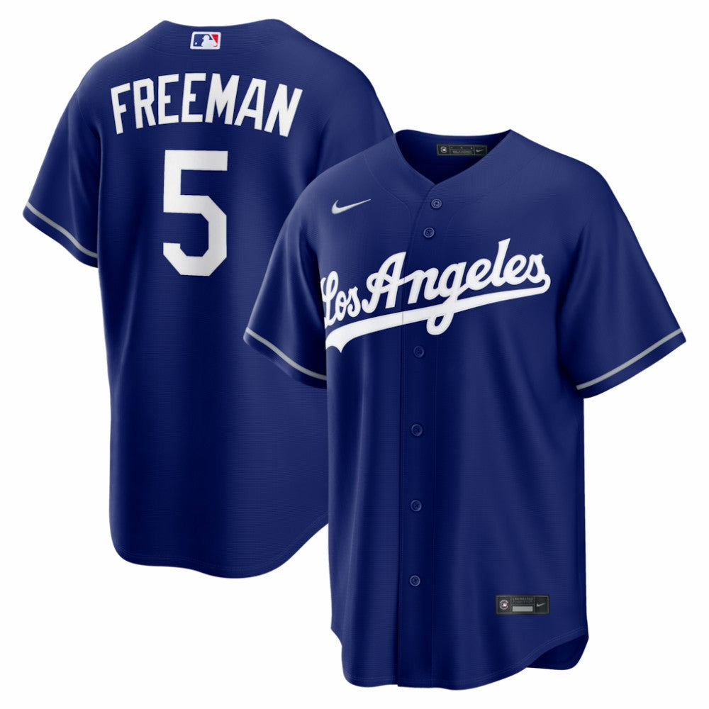 MLB Freddie Freeman Los Angeles Dodgers Nike Alternate Replica Jersey - Royal