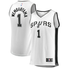 NBA Victor Wembanyama San Antonio Spurs Youth Fast Break Replica Player Jersey - Association Edition - White