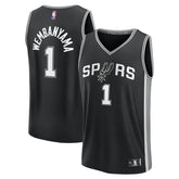 NBA Victor Wembanyama San Antonio Spurs Youth Fast Break Replica Player Jersey - Icon Edition - Black