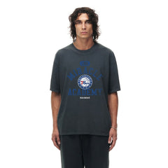Philadelphia 76ers Unisex Miracle Academy x NBA Collection Vintage Boxy T-shirt Heather Black