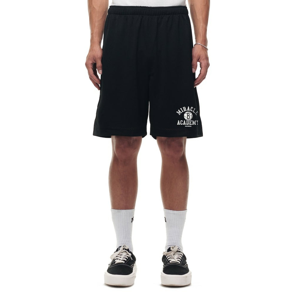Brooklyn Nets Unisex Miracle Academy x NBA Collection Baggy Mesh P.E. Shorts Black