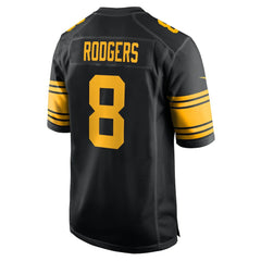 NFL Aaron Rodgers Pittsburgh Steelers Alternate Game Jersey - Black