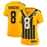 NFL Aaron Rodgers Pittsburgh Steelers Women's Alternate 1933 Throwback Game Jersey - Gold