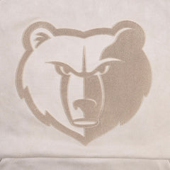 Memphis Grizzlies Protege Eco-Friendly Functional Suede Fashion Tonal Hoodie Cream