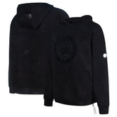 Boston Celtics Protege Eco-Friendly Functional Suede Fashion Tonal Hoodie Black