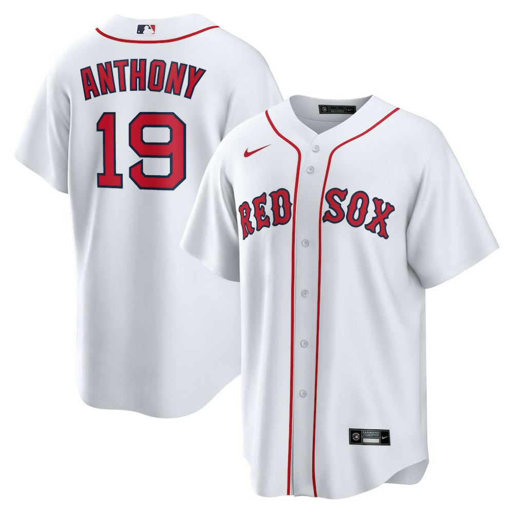 MLB Roman Anthony Boston Red Sox Nike Home Replica Jersey - White