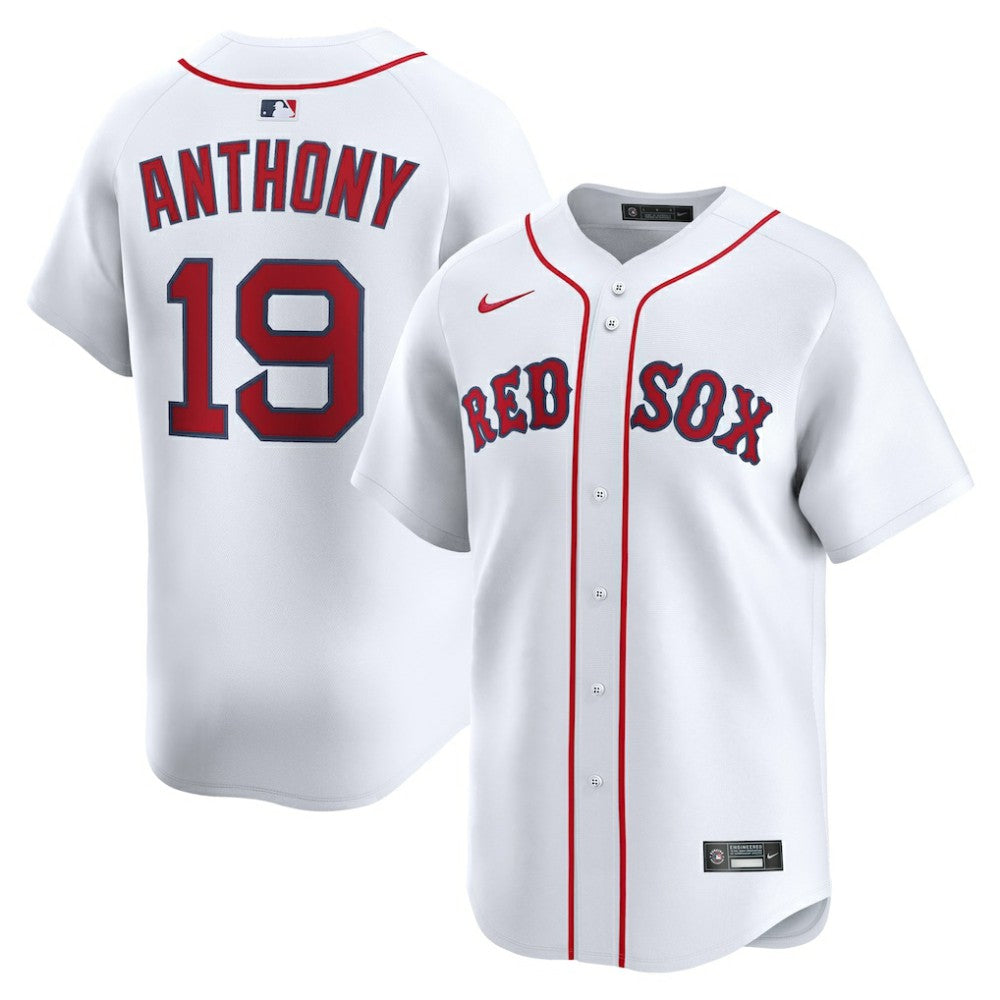 MLB Roman Anthony Boston Red Sox Nike Home Limited Player Jersey - White