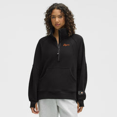 NHL Philadelphia Flyers lululemon Women's Long Scuba Oversized Half-Zip Funnel Neck - Black