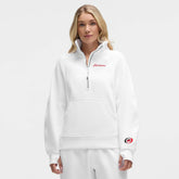 NHL Carolina Hurricanes lululemon Women's Long Scuba Oversized Half-Zip Funnel Neck - White