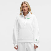NHL Dallas Stars lululemon Women's Long Scuba Oversized Half-Zip Funnel Neck - White