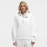 NHL Nashville Predators lululemon Women's Long Scuba Oversized Half-Zip Funnel Neck - White