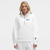 NHL St. Louis Blues lululemon Women's Long Scuba Oversized Half-Zip Funnel Neck - White