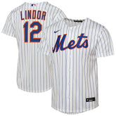 MLB Francisco Lindor New York Mets Nike Youth Home Replica Player Jersey - White