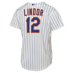 MLB Francisco Lindor New York Mets Nike Youth Home Replica Player Jersey - White