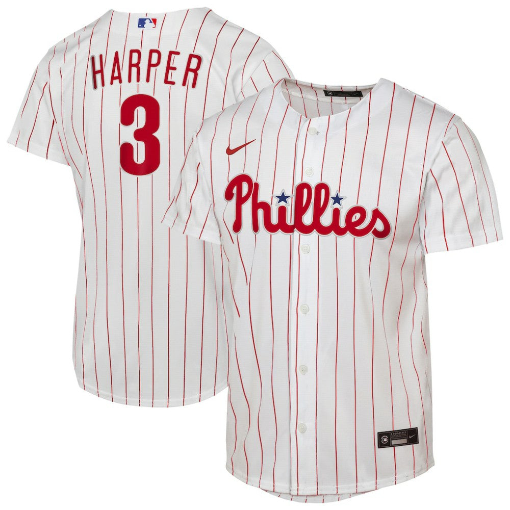 MLB Bryce Harper Philadelphia Phillies Nike Youth Home Replica Player Jersey - White