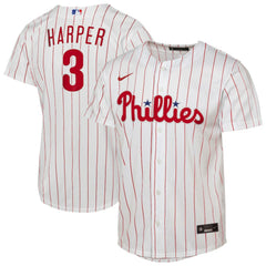 MLB Bryce Harper Philadelphia Phillies Nike Youth Home Replica Player Jersey - White