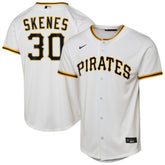 Paul Skenes Pittsburgh Pirates Nike Youth Home Replica Player Jersey - White Jerseys
