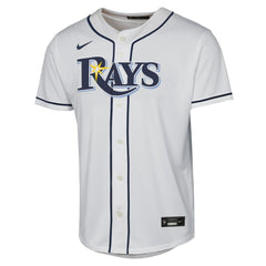 MLB Junior Caminero Tampa Bay Rays Nike Youth Home Replica Player Jersey - White