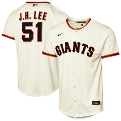MLB Jung Hoo Lee San Francisco Giants Nike Youth Home Replica Player Jersey - Cream