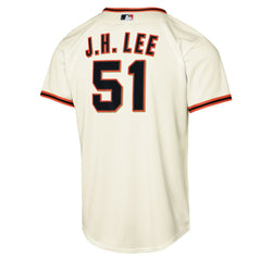 MLB Jung Hoo Lee San Francisco Giants Nike Youth Home Replica Player Jersey - Cream