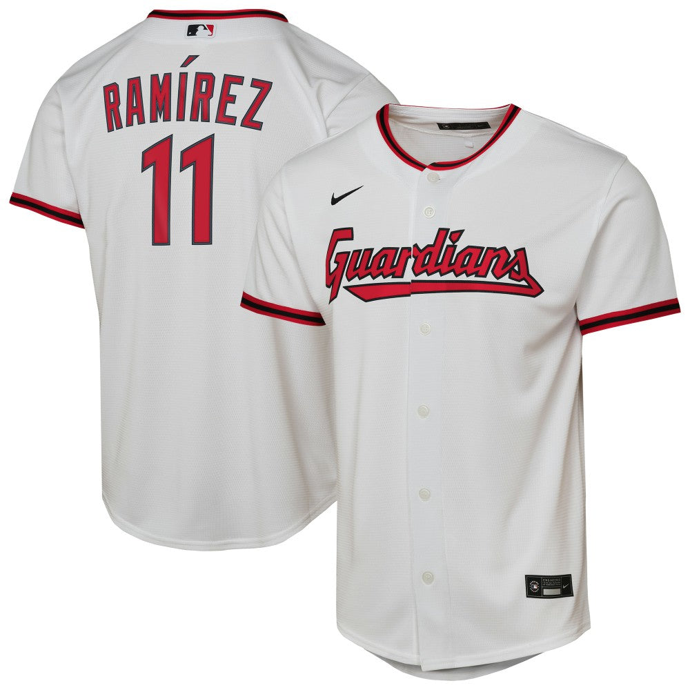 MLB Jos¨¦ Ram¨ªrez Cleveland Guardians Nike Youth Home Replica Player Jersey - White