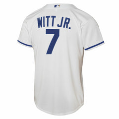 MLB Bobby Witt Jr. Kansas City Royals Nike Youth Home Replica Player Jersey - White