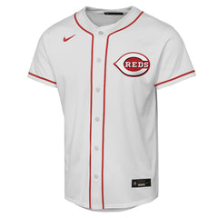 MLB Elly De La Cruz Cincinnati Reds Nike Youth Home Replica Player Jersey - White