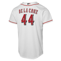 MLB Elly De La Cruz Cincinnati Reds Nike Youth Home Replica Player Jersey - White