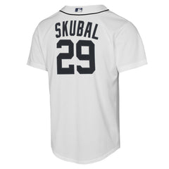 MLB Tarik Skubal Detroit Tigers Nike Youth Home Replica Player Jersey - White