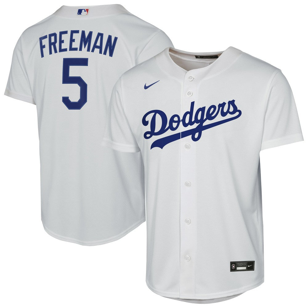 MLB Freddie Freeman Los Angeles Dodgers Nike Youth Home Replica Player Jersey - White