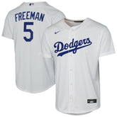 MLB Freddie Freeman Los Angeles Dodgers Nike Youth Home Replica Player Jersey - White