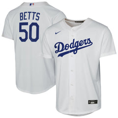 MLB Mookie Betts Los Angeles Dodgers Nike Youth Home Replica Player Jersey - White