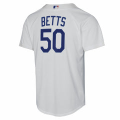 MLB Mookie Betts Los Angeles Dodgers Nike Youth Home Replica Player Jersey - White