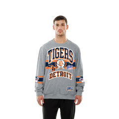 Detroit Tigers New Era Sport Classics Sweatshirt - Gray Sweatshirts