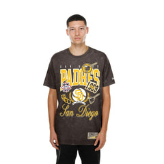 San Diego Padres New Era Mineral Wash T-Shirt - Brown T-shirts