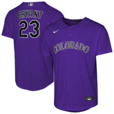 MLB Kris Bryant Colorado Rockies Nike Youth Alternate Replica Jersey - Purple