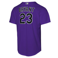 Kris Bryant Colorado Rockies Nike Youth Alternate Replica Jersey - Purple Jerseys