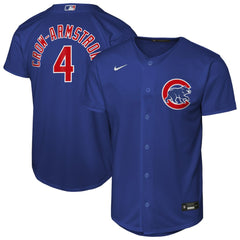 MLB Pete Crow-Armstrong Chicago Cubs Nike Youth Alternate Replica Jersey - Rush Blue