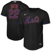 MLB Juan Soto New York Mets Nike Youth Alternate Replica Jersey - Black