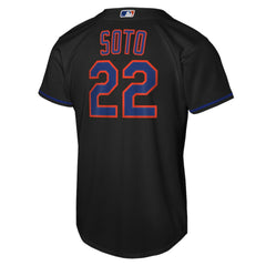 MLB Juan Soto New York Mets Nike Youth Alternate Replica Jersey - Black