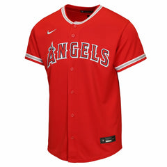 MLB Mike Trout Los Angeles Angels Nike Youth Alternate Replica Jersey - Red