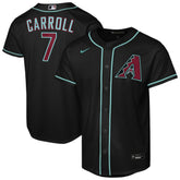 Corbin Carroll Arizona Diamondbacks Nike Youth Alternate Replica Jersey - Black Jerseys