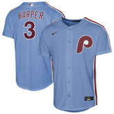 MLB Bryce Harper Philadelphia Phillies Nike Youth Alternate Replica Jersey - Light Blue