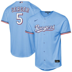 MLB Corey Seager Texas Rangers Nike Youth Alternate Replica Jersey - Light Blue