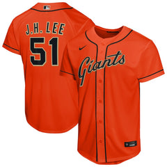 MLB Jung Hoo Lee San Francisco Giants Nike Youth Alternate Replica Jersey - Orange