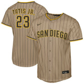 MLB Fernando Tatis Jr. San Diego Padres Nike Youth Alternate Replica Jersey - Khaki
