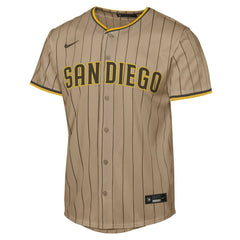 MLB Fernando Tatis Jr. San Diego Padres Nike Youth Alternate Replica Jersey - Khaki